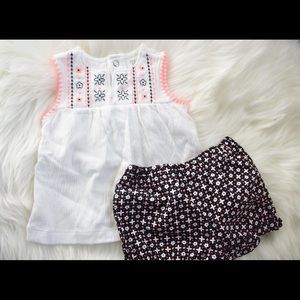 Floral Carters Tank Top & Shorts